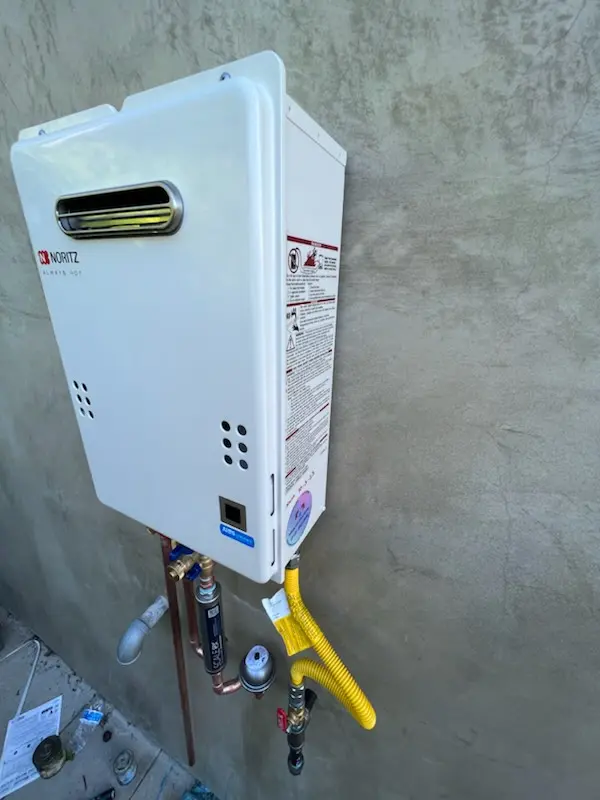 Tankless water heater installation for Victor Heights homes